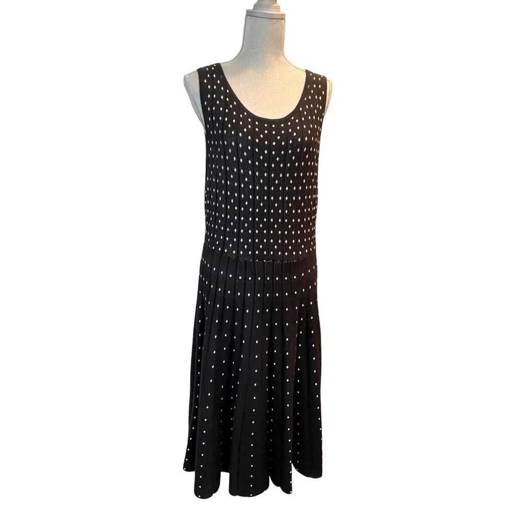 TORRID WOMENS SLEEVELESS BLACK SPARKLY SWEATER DRESS (0890)